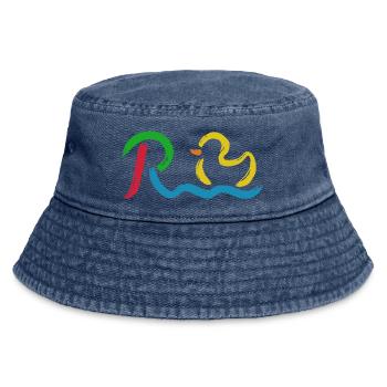 Endlich Rente - Ruhestand - Pension - Vintage Bucket Hat - Vintage Denim - Vorne
