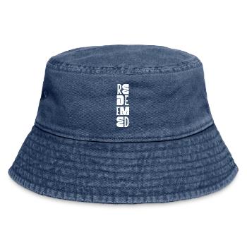 Be still and know Psalm 46:10 Christian Faith - Vintage Bucket Hat - vintage denim - Front