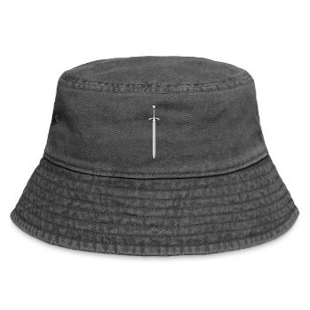 sword - Vintage Bucket Hat - vintage black - Front