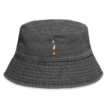 Hanged Duck - Vintage Bucket Hat - Vintage Schwarz - Vorne