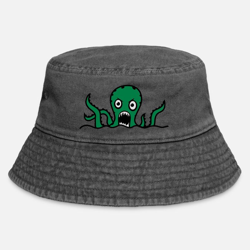 Octopus - Bob vintage - noir vintage