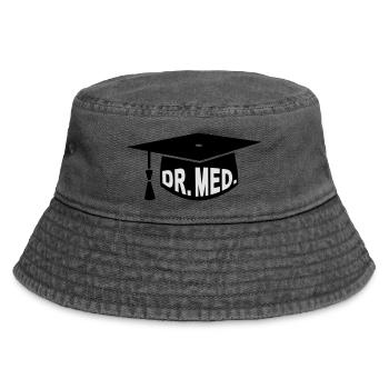 Docteur - Médecin - Médecins - cadeau - Mortier - Bob vintage - noir vintage - Devant