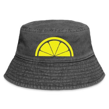 Zitrone Design - Vintage Bucket Hat - Vintage Schwarz - Vorne