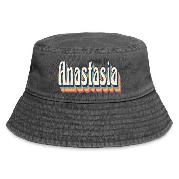 vintage retro Anastasia t-shirt t-shirt - Vintage Bucket Hat - vintage black - Front