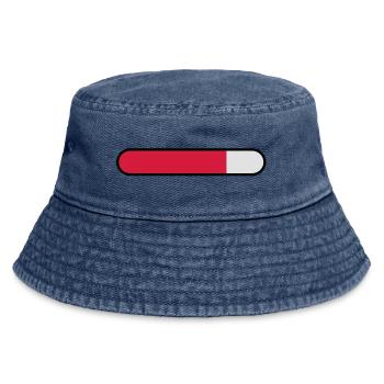 ladebalken leer - Vintage Bucket Hat - Vintage Denim - Vorne