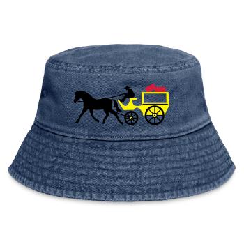 entraîneur - Bob vintage - vintage bleu jeans - Devant