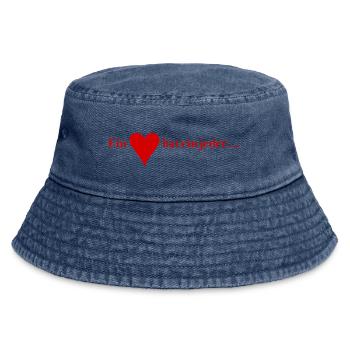 Everyone Has a Heart – Skat Humor Shirt - Vintage Bucket Hat - vintage denim - Front