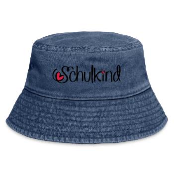 Schulkind - Vintage Bucket Hat - Vintage Denim - Vorne