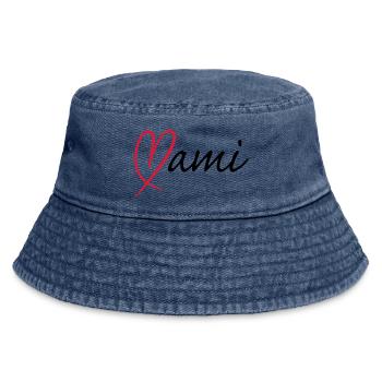 Mami Herz - Vintage Bucket Hat - Vintage Denim - Vorne