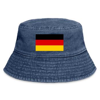 deutschland - Vintage Bucket Hat - vintage denim - Front