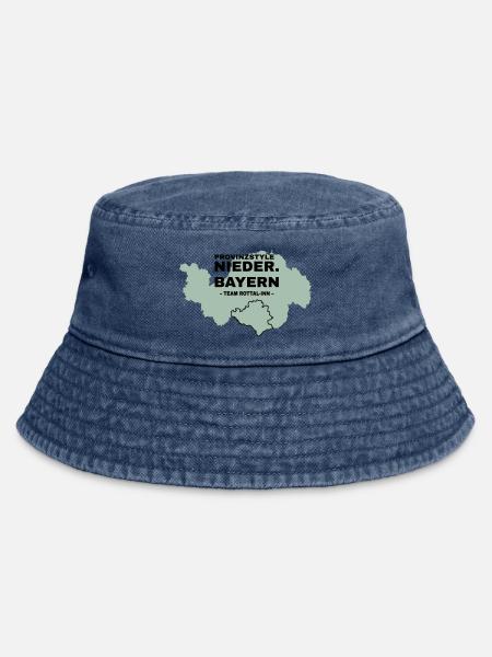 Niederbayern | ROTTAL-INN - Vintage Bucket Hat - Vintage Denim