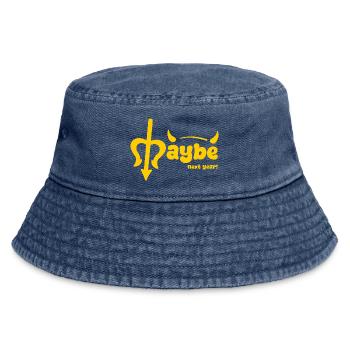 Maybe next year - Vintage Bucket Hat - vintage denim - Front