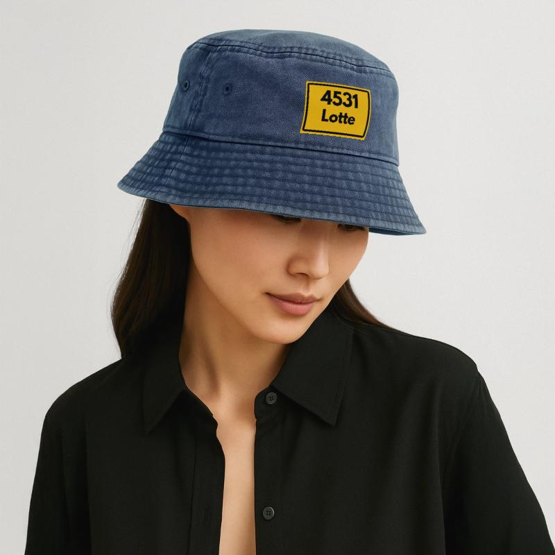 OLD POSTCODE POSTCODE RETRO 4531 LOTTE HEIMATSTOLZ Vintage Bucket Hat