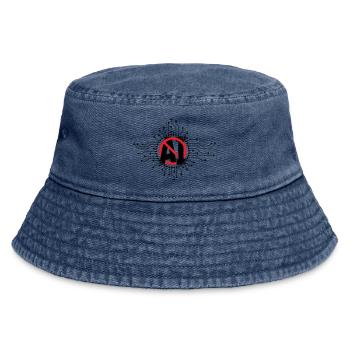 Stopp, verwenden Sie keine künstliche Intelligenz, keine KI. - Vintage Bucket Hat - Vintage Denim - Vorne