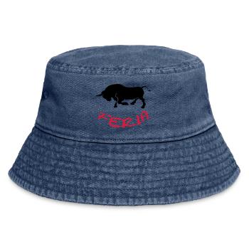 Feria ! - Bob vintage - vintage bleu jeans - Devant