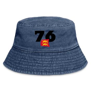 Seine-Maritime - Normandie - Frankreich - Vintage Bucket Hat - Vintage Denim - Vorne