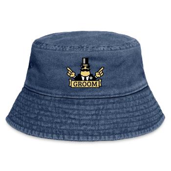 Marié de pointage (Enterrement de vie de garçon / Enterrement de vie de garçon / 3C) - Bob vintage - vintage bleu jeans - Devant