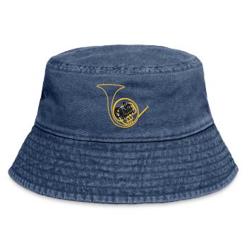Waldhorn II - Vintage Bucket Hat - Vintage Denim - Vorne
