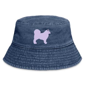 Samojede Vektor - Vintage Bucket Hat - Vintage Denim - Vorne