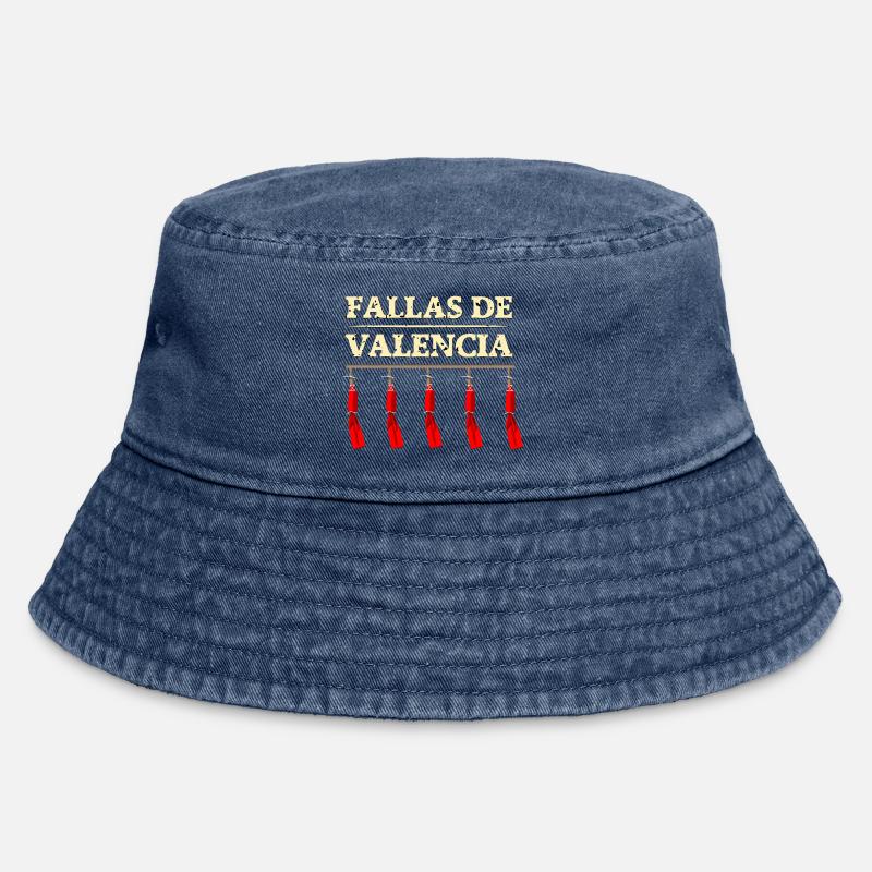 Fallas de Valencia Traca - Bob vintage - vintage bleu jeans