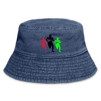 rugby - Vintage Bucket Hat - vintage denim - Front