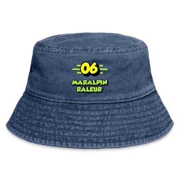 Complaining Maralpin - Vintage Bucket Hat - vintage denim - Front