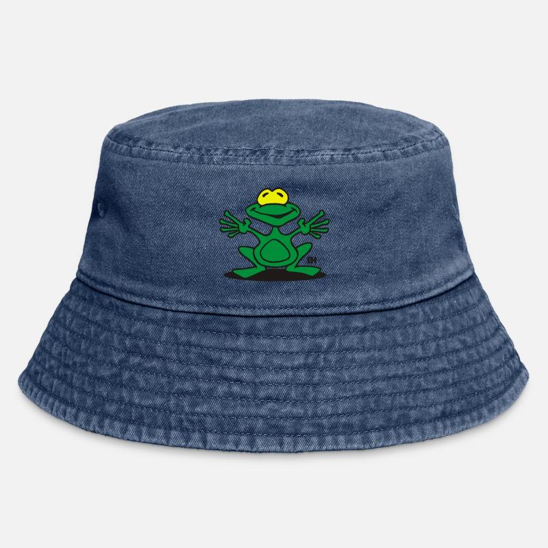 Frosch - Vintage Bucket Hat - Vintage Denim