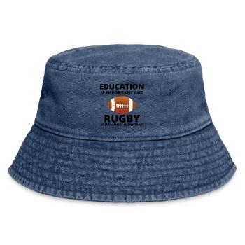 Rugby, Rugby-Sport, Rugby-Humor - Vintage Bucket Hat - Vintage Denim - Vorne