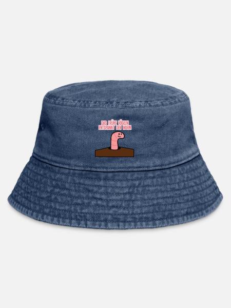 Lustige Sprüche - Vintage Bucket Hat - Vintage Denim