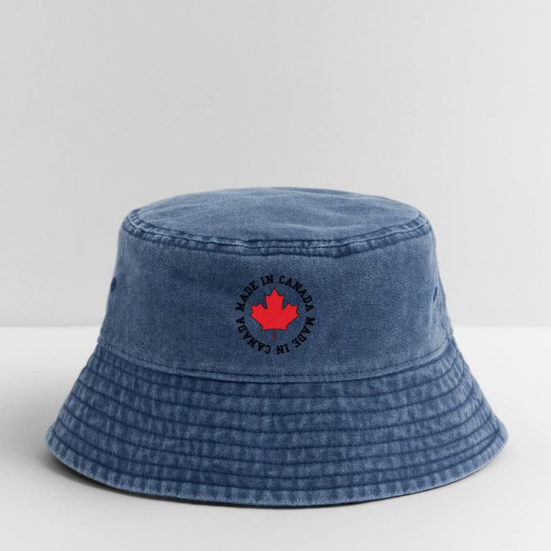 Made in Canada – Maple Leaf Statement Vintage Bucket Hat