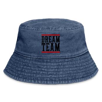Dream Team - Vintage Bucket Hat - vintage denim - Front