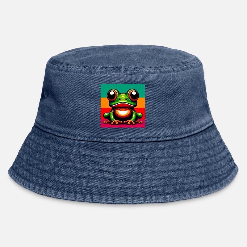 Frosch - Vintage Bucket Hat - Vintage Denim