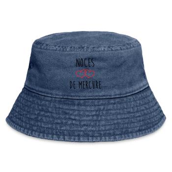 Noces de mercure 38 ans de mariage - Bob vintage - vintage bleu jeans - Devant