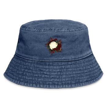 intemporelle belle roseraie Art Nouveau ornement - Bob vintage - vintage bleu jeans - Devant