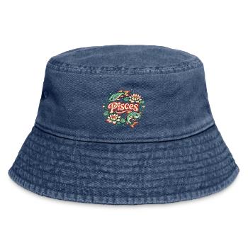 Tatouage vintage de poisson lotus en Poissons - Bob vintage - vintage bleu jeans - Devant