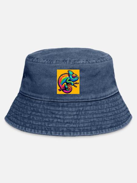 Chamäleon - Vintage Bucket Hat - Vintage Denim