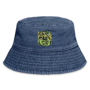 Dub Reggae Soundsystem - Vintage Bucket Hat - Vintage Denim - Vorne