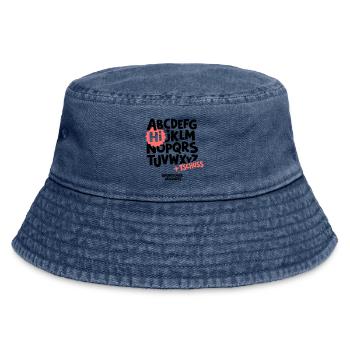 Grundschule Abschluss Shirt ABC - Vintage Bucket Hat - Vintage Denim - Vorne