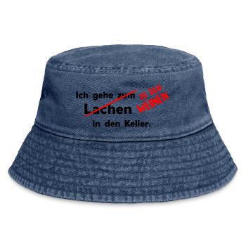 In den Keller - Vintage Bucket Hat - Vintage Denim - Vorne