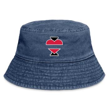 I Love - Bob vintage - vintage bleu jeans - Devant
