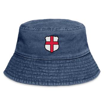 England - Vintage Bucket Hat - vintage denim - Front