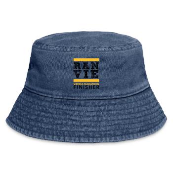 Wien Marathon Finisher - Vintage Bucket Hat - Vintage Denim - Vorne