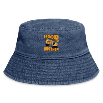 Zum großen Bruder befördert Going To Be A Big Brother - Vintage Bucket Hat - Vintage Denim - Vorne