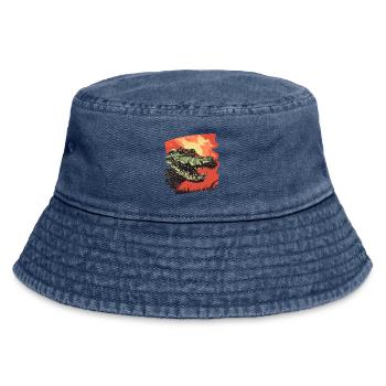 Krokodil - Vintage Bucket Hat - Vintage Denim - Vorne