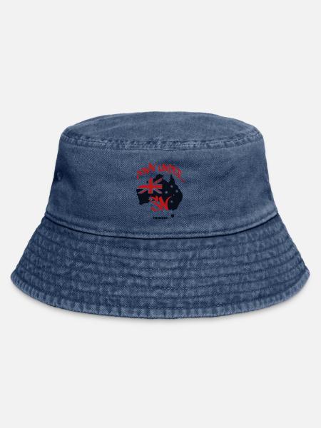 Logo Australia - Vintage Bucket Hat - Vintage Denim