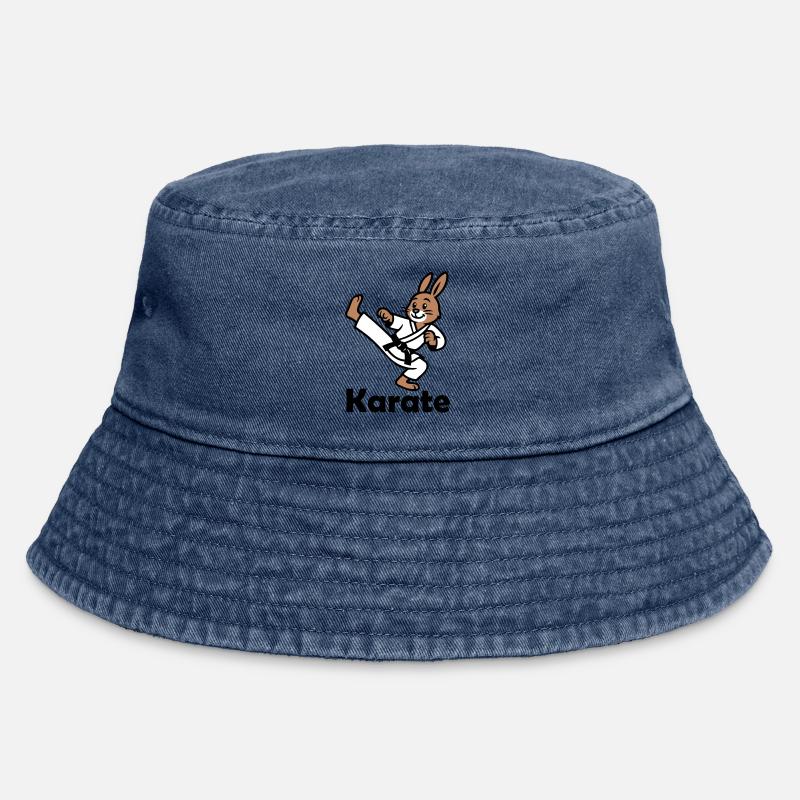 Karaté Lapin - Bob vintage - vintage bleu jeans