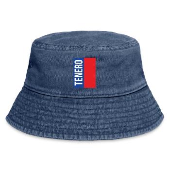 Trendiges Tenero T-Shirt - Vintage Bucket Hat - Vintage Denim - Vorne