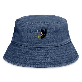 music_pulse_dj - Vintage Bucket Hat - Vintage Denim - Vorne