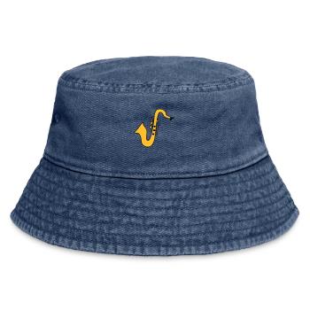 Saxofon - Vintage Bucket Hat - Vintage Denim - Vorne