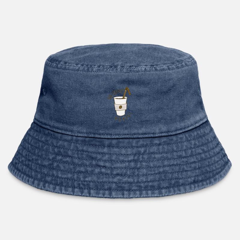Pas de café? - Bob vintage - vintage bleu jeans